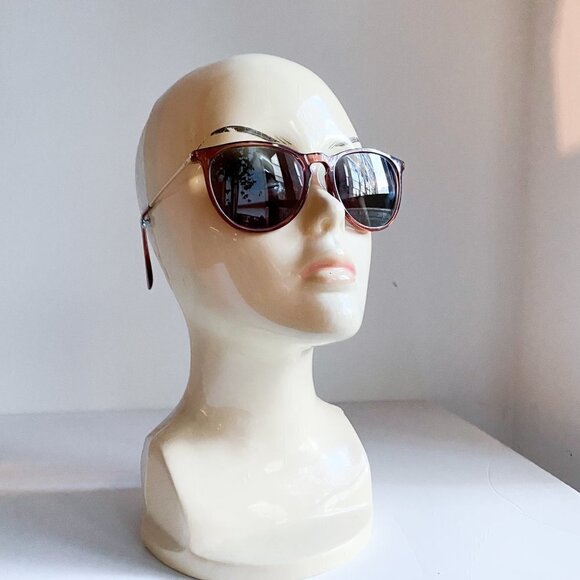 RayBan Light Brown Beige Frame Classic Shape Eye Glass Frames main image 11